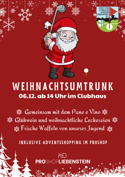 Plakat Nikolaus Umtrunk
